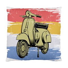 I`m Waiting On My Vespa Standard Cushion Case (one Side) by ConteMonfrey