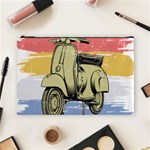 I`m Waiting On My Vespa Cosmetic Bag (Large) Front