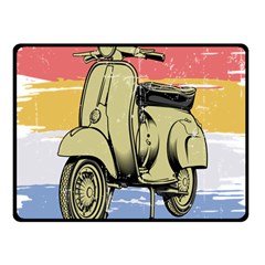 I`m Waiting On My Vespa Fleece Blanket (small) by ConteMonfrey