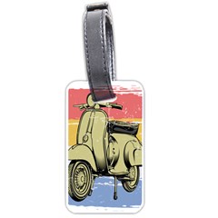 I`m Waiting On My Vespa Luggage Tag (one Side) by ConteMonfrey