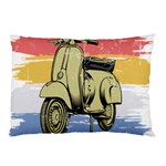 I`m Waiting On My Vespa Pillow Case (Two Sides) Front