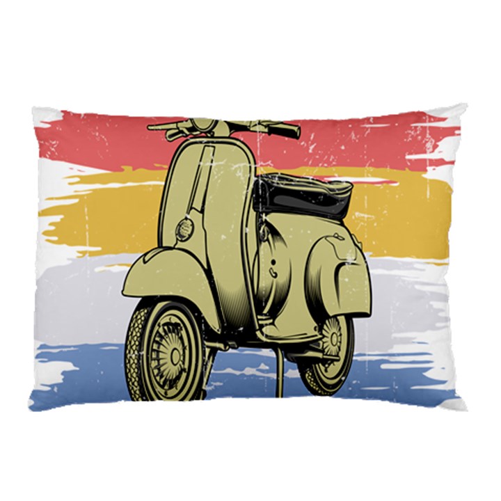 I`m Waiting On My Vespa Pillow Case (Two Sides)