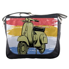 I`m Waiting On My Vespa Messenger Bag by ConteMonfrey