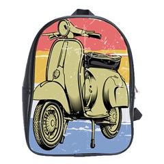 I`m Waiting On My Vespa School Bag (xl) by ConteMonfrey