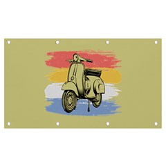 I`m Waiting On My Vespa Banner And Sign 7  X 4  by ConteMonfrey