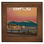 Red Summer Napoli - Vesuvio Framed Tile Front