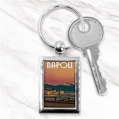 Red Summer Napoli - Vesuvio Key Chain (rectangle) by ConteMonfrey