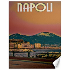 Red Summer Napoli - Vesuvio Canvas 12  X 16  by ConteMonfrey