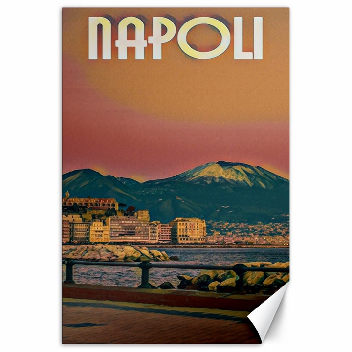 Red Summer Napoli - Vesuvio Canvas 20  x 30 