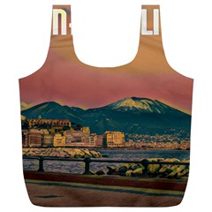 Red Summer Napoli - Vesuvio Full Print Recycle Bag (xl) by ConteMonfrey