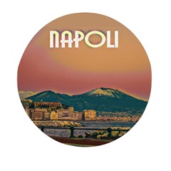 Red Summer Napoli - Vesuvio Mini Round Pill Box (pack Of 3) by ConteMonfrey