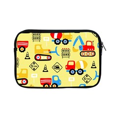 Seamless Pattern Vector Industrial Vehicle Cartoon Apple Ipad Mini Zipper Cases by Jancukart