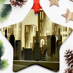 Architecture City House Ornament (star) by Jancukart