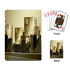 Architecture City House Playing Cards Single Design (rectangle)