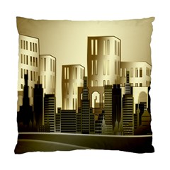 Architecture City House Standard Cushion Case (one Side)