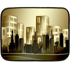 Architecture City House Fleece Blanket (mini)