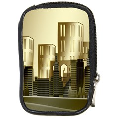 Architecture City House Compact Camera Leather Case by Jancukart