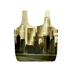 Architecture City House Full Print Recycle Bag (s)