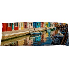 Boats In Venice - Colorful Italy Body Pillow Case Dakimakura (two Sides) by ConteMonfrey