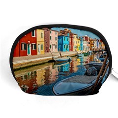 Boats In Venice - Colorful Italy Accessory Pouch (medium) by ConteMonfrey