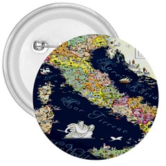 Map Italy Blue 3  Buttons by ConteMonfrey