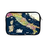 Map Italy Blue Apple iPad Mini Zipper Cases Front