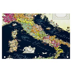 Map Italy Blue Banner And Sign 6  X 4  by ConteMonfrey