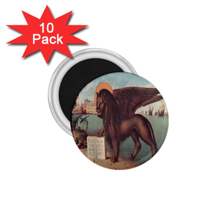 Lion of Venice, Italy 1.75  Magnets (10 pack) 