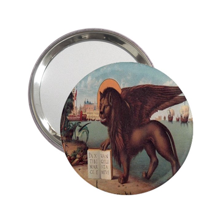 Lion of Venice, Italy 2.25  Handbag Mirrors