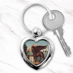 Lion Of Venice, Italy Key Chain (heart) by ConteMonfrey