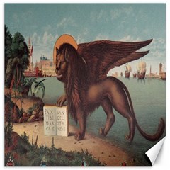 Lion Of Venice, Italy Canvas 16  X 16 