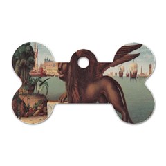 Lion Of Venice, Italy Dog Tag Bone (two Sides) by ConteMonfrey