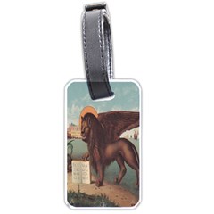 Lion Of Venice, Italy Luggage Tag (one Side) by ConteMonfrey