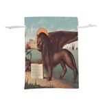 Lion of Venice, Italy Lightweight Drawstring Pouch (S) Front