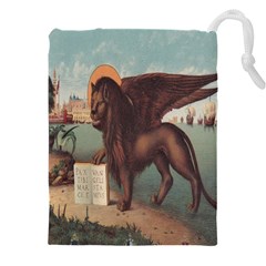 Lion Of Venice, Italy Drawstring Pouch (4xl) by ConteMonfrey