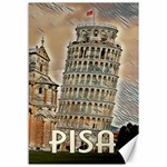 Pisa Tower, Italy Canvas 12  x 18  11.88 x17.36  Canvas - 1