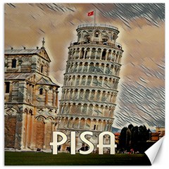 Pisa Tower, Italy Canvas 16  X 16  by ConteMonfrey