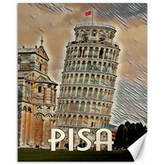 Pisa Tower, Italy Canvas 16  X 20  by ConteMonfrey