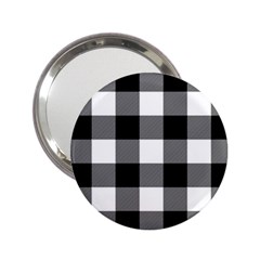 Black And White Plaided  2 25  Handbag Mirrors by ConteMonfrey