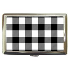 Black And White Plaided  Cigarette Money Case by ConteMonfrey