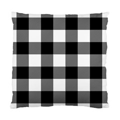 Black And White Plaided  Standard Cushion Case (one Side) by ConteMonfrey