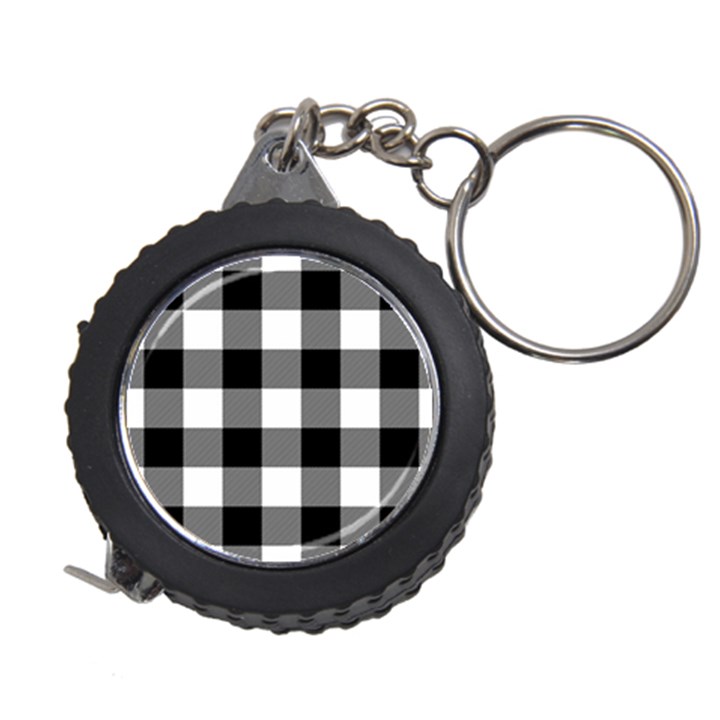 Black and white plaided  Measuring Tape