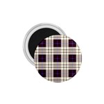 Gray, purple and blue plaids 1.75  Magnets Front