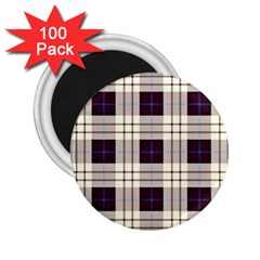 Gray, Purple And Blue Plaids 2 25  Magnets (100 Pack)  by ConteMonfrey