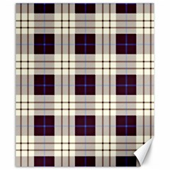 Gray, Purple And Blue Plaids Canvas 20  X 24  by ConteMonfrey