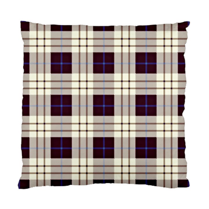 Gray, purple and blue plaids Standard Cushion Case (One Side)