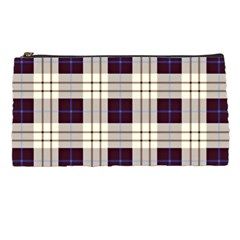 Gray, Purple And Blue Plaids Pencil Case by ConteMonfrey