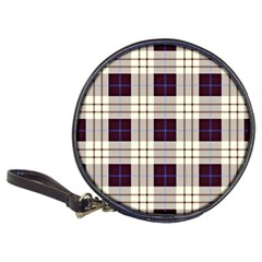 Gray, Purple And Blue Plaids Classic 20-cd Wallets by ConteMonfrey