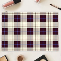 Gray, Purple And Blue Plaids Cosmetic Bag (xxl) by ConteMonfrey