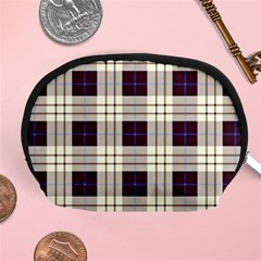 Gray, Purple And Blue Plaids Accessory Pouch (medium) by ConteMonfrey